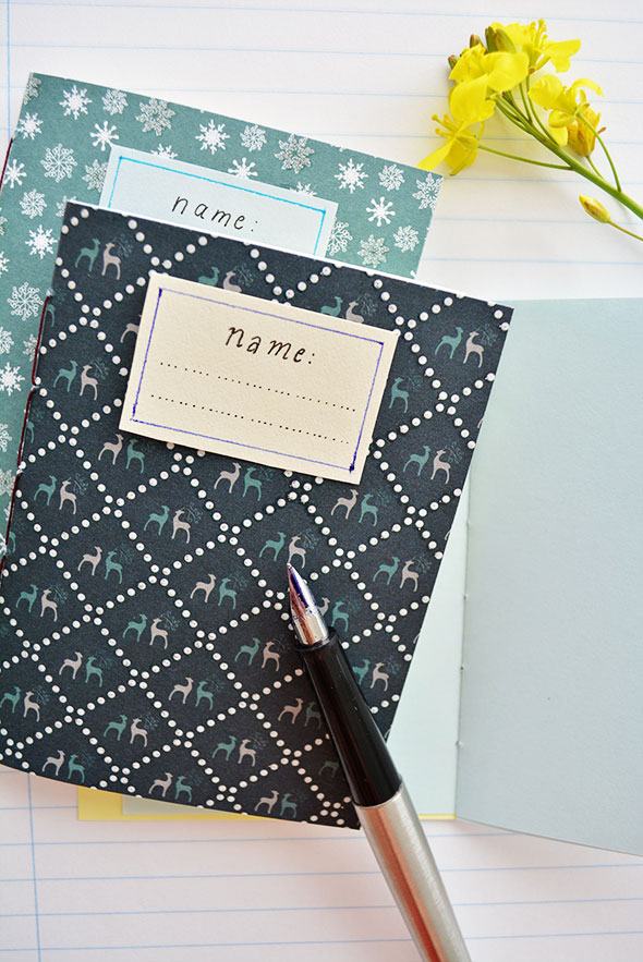 A notebook on a desk
