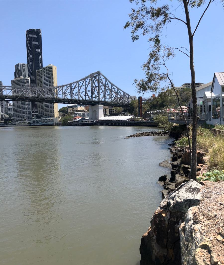 The Story Bridge over the Brisbane River
